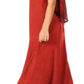 Sakkas Niam Women's Maxi Capelet Long Dress Celtic Medieval Renaissance Adjustable - Buy One Get One