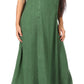 Sakkas Niam Women's Maxi Capelet Long Dress Celtic Medieval Renaissance Adjustable - Buy One Get One