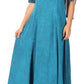 Sakkas Niam Women's Maxi Capelet Long Dress Celtic Medieval Renaissance Adjustable - Buy One Get One