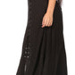 Sakkas Riva Women's Sleeveless Chemise + Over Dress Medieval Celtic Renaissance