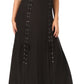 Sakkas Riva Women's Sleeveless Chemise + Over Dress Medieval Celtic Renaissance