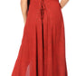 Sakkas Riva Women's Sleeveless Chemise + Over Dress Medieval Celtic Renaissance