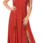 Sakkas Riva Women's Sleeveless Chemise + Over Dress Medieval Celtic Renaissance