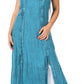 Sakkas Riva Women's Sleeveless Chemise + Over Dress Medieval Celtic Renaissance
