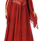 Sakkas Roisin Women's Medieval Celtic Renaissance Long Sleeve Costume Dress