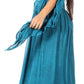 Sakkas Roisin Women's Medieval Celtic Renaissance Long Sleeve Costume Dress