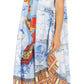 Sakkas Urbi Women's Casual African Print Beach Sleeveless Cover-up Caftan Dress - Buy One Get One
