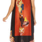 Sakkas Urbi Women's Casual African Print Beach Sleeveless Cover-up Caftan Dress - Buy One Get One