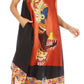 Sakkas Urbi Women's Casual African Print Beach Sleeveless Cover-up Caftan Dress - Buy One Get One