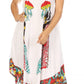 Sakkas Urbi Women's Casual African Print Beach Sleeveless Cover-up Caftan Dress - Buy One Get One