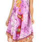 Sakkas Urbi Women's Casual African Print Beach Sleeveless Cover-up Caftan Dress - Buy One Get One