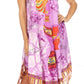 Sakkas Urbi Women's Casual African Print Beach Sleeveless Cover-up Caftan Dress - Buy One Get One