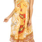 Sakkas Urbi Women's Casual African Print Beach Sleeveless Cover-up Caftan Dress - Buy One Get One