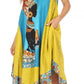 Sakkas Urbi Women's Casual African Print Beach Sleeveless Cover-up Caftan Dress - Buy One Get One