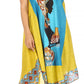 Sakkas Urbi Women's Casual African Print Beach Sleeveless Cover-up Caftan Dress - Buy One Get One
