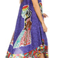 Sakkas Urbi Women's Casual African Print Beach Sleeveless Cover-up Caftan Dress - Buy One Get One