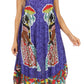 Sakkas Urbi Women's Casual African Print Beach Sleeveless Cover-up Caftan Dress - Buy One Get One