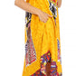 Sakkas Urbi Women's Casual African Print Beach Sleeveless Cover-up Caftan Dress - Buy One Get One