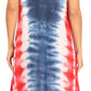 Sakkas Sara Women's Patriotic Flag Loose Summer Casual Dress Lightweight Print