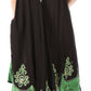 Sakkas Batik Hindi Cap Sleeve Caftan Dress / Cover Up