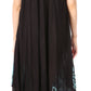 Sakkas Batik Hindi Cap Sleeve Caftan Dress / Cover Up