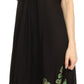 Sakkas Batik Hindi Cap Sleeve Caftan Dress / Cover Up