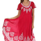 Sakkas Batik Hindi Cap Sleeve Caftan Dress / Cover Up