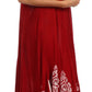 Sakkas Batik Hindi Cap Sleeve Caftan Dress / Cover Up