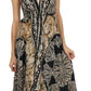 Sakkas Batik Medallion Handkerchief Hem Adjustable Dress