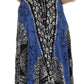 Sakkas Batik Medallion Handkerchief Hem Adjustable Dress