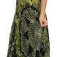 Sakkas Batik Medallion Handkerchief Hem Adjustable Dress