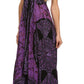 Sakkas Batik Medallion Handkerchief Hem Adjustable Dress