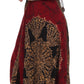 Sakkas Batik Medallion Handkerchief Hem Adjustable Dress