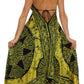 Sakkas Batik Medallion Handkerchief Hem Adjustable Dress