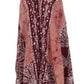 Sakkas Batik Medallion Handkerchief Hem Adjustable Dress