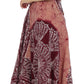Sakkas Batik Medallion Handkerchief Hem Adjustable Dress