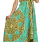 Sakkas Batik Medallion Handkerchief Hem Adjustable Dress