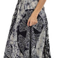 Sakkas Batik Medallion Handkerchief Hem Adjustable Dress