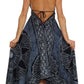 Sakkas Batik Medallion Handkerchief Hem Adjustable Dress