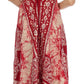 Sakkas Batik Medallion Handkerchief Hem Adjustable Dress