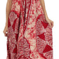 Sakkas Batik Medallion Handkerchief Hem Adjustable Dress