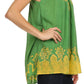 Sakkas Batik Embroidered V-Neck Sleeveless Blouse