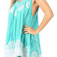 Sakkas Batik Embroidered V-Neck Sleeveless Blouse