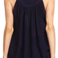 Sakkas Batik Embroidered V-Neck Sleeveless Blouse