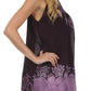 Sakkas Batik Embroidered V-Neck Sleeveless Blouse