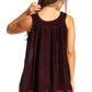 Sakkas Batik Embroidered V-Neck Sleeveless Blouse
