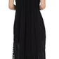 Sakkas Batik Stripe Sleeveless Caftan Dress