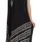 Sakkas Batik Stripe Sleeveless Caftan Dress