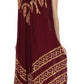 Sakkas Batik Stripe Sleeveless Caftan Dress