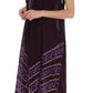 Sakkas Batik Stripe Sleeveless Caftan Dress